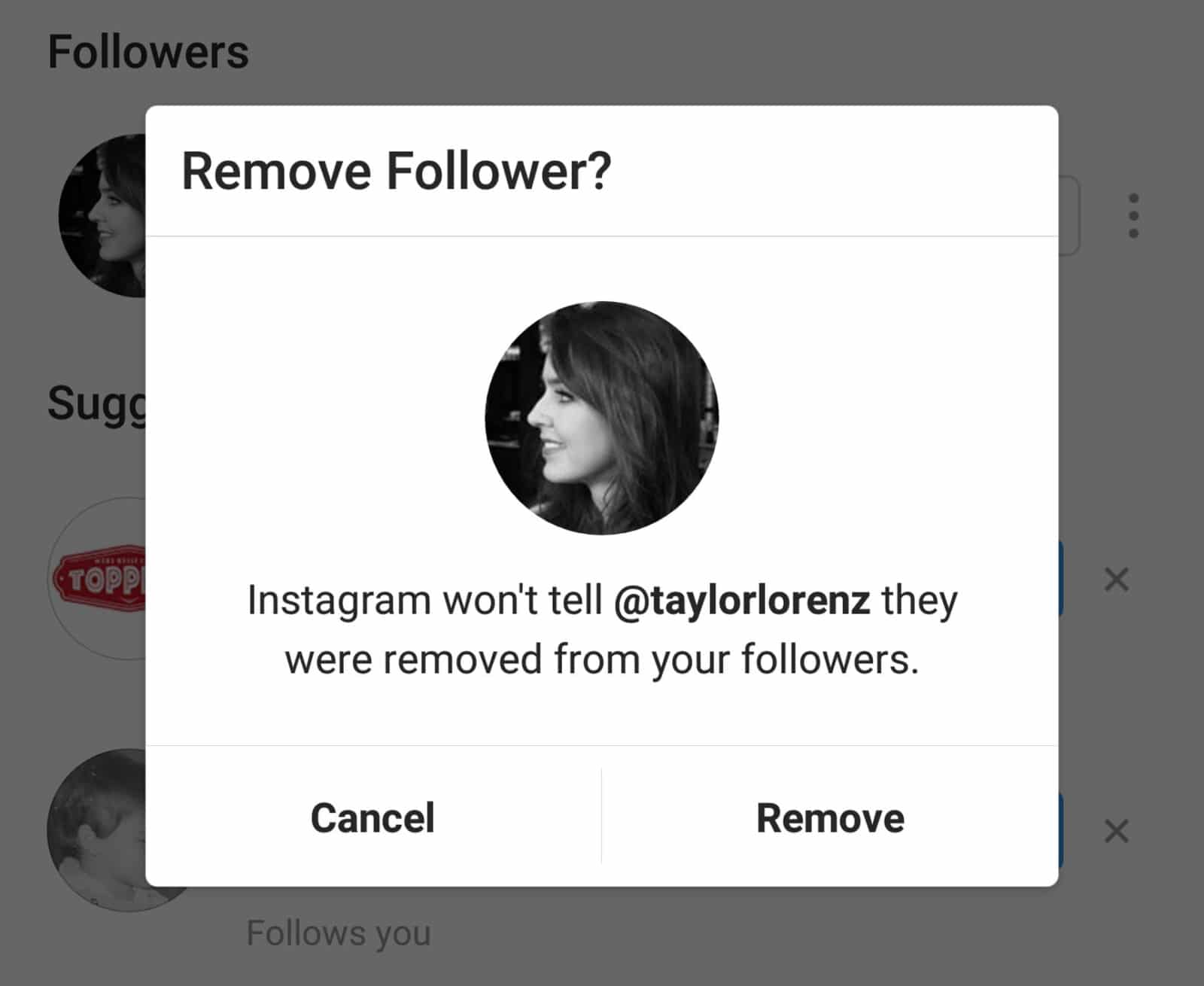 Instagram กำลังทดสอบฟีเจอร์ให้เราลบผู้ติดตามได้ โดยไม่เป็นการบล็อก