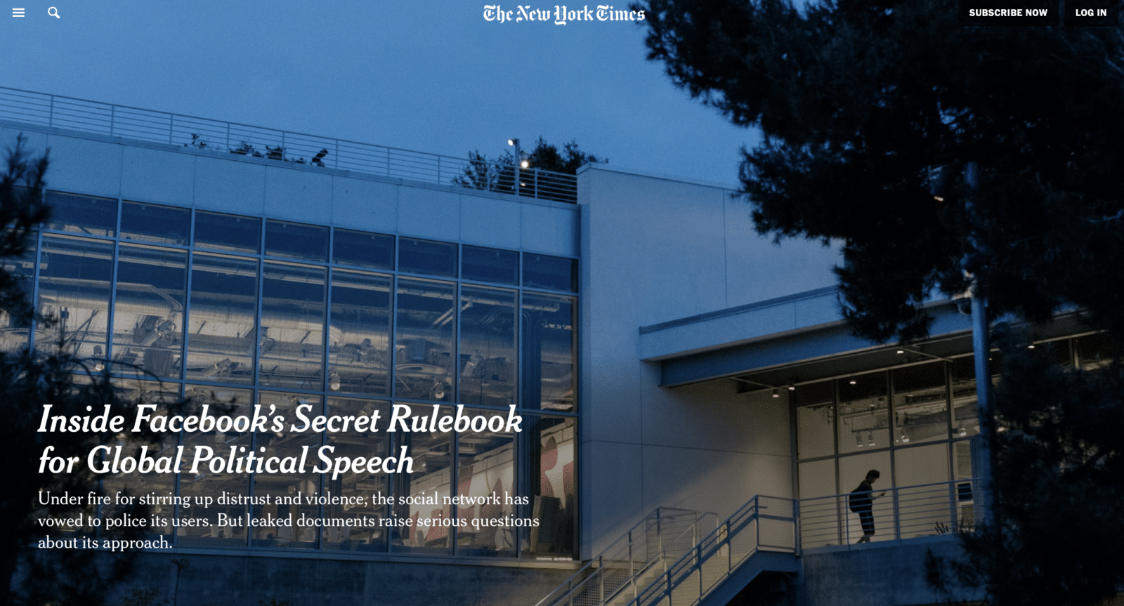 Facebook ออกมาโต้ หลัง New York Times บอกระบบกรอง Hate Speech ไร้คุณภาพ
