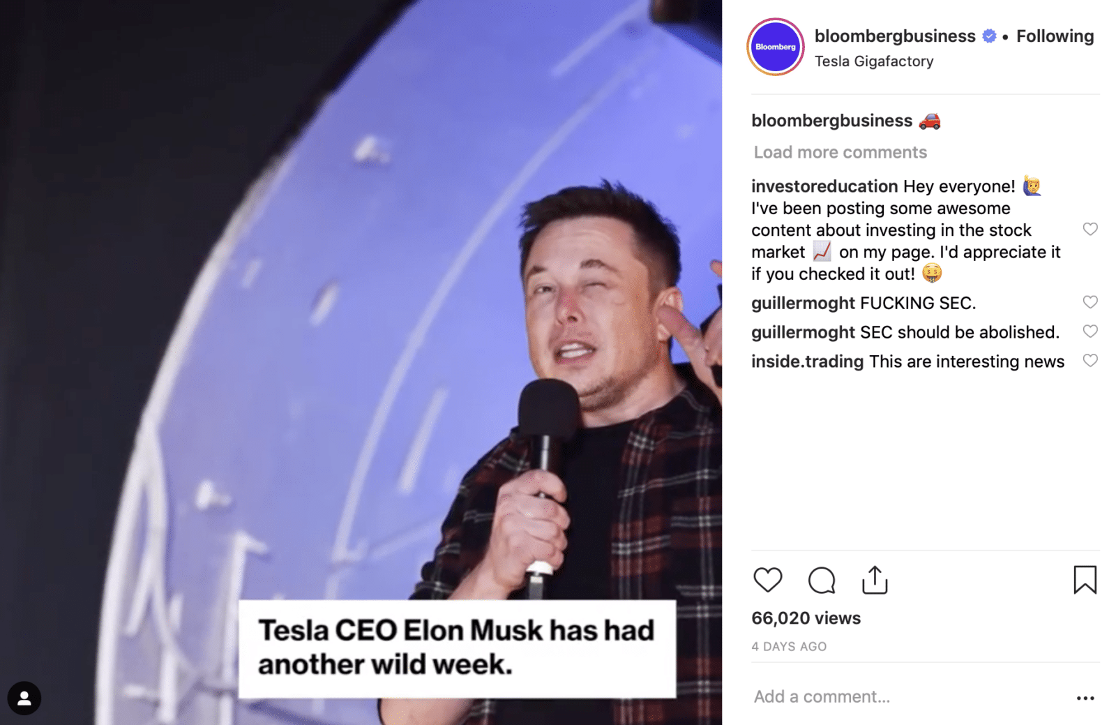 Bloomberg ทำยังไงให้มียอดดูวิดีโอบน IG สองล้านวิวต่อเดือน