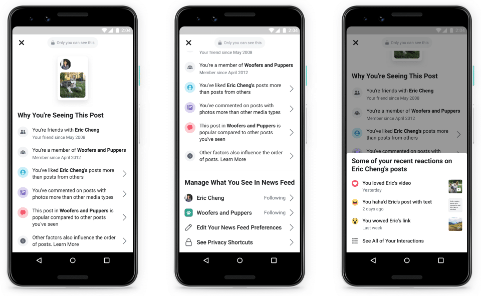 หลังอัลกอริทึม Facebook กับฟีเจอร์ที่จะบอกตรง ๆ ว่าทำไมเราเห็นโพสต์นี้