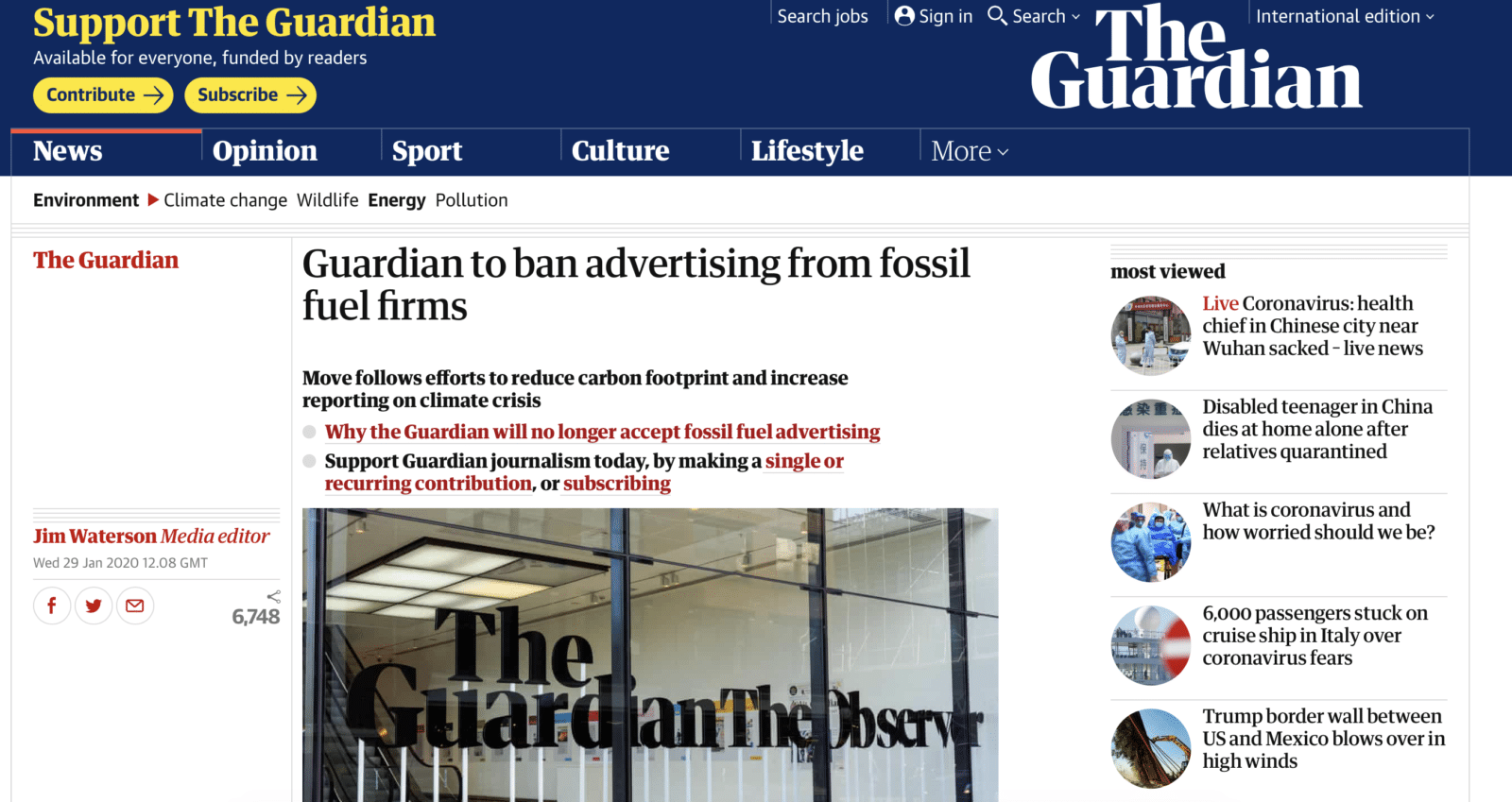 ทำไม Trend คอนเทนต์ รักโลก สิ่งแวดล้อม น่าจับตามองในปี 2020 นี้