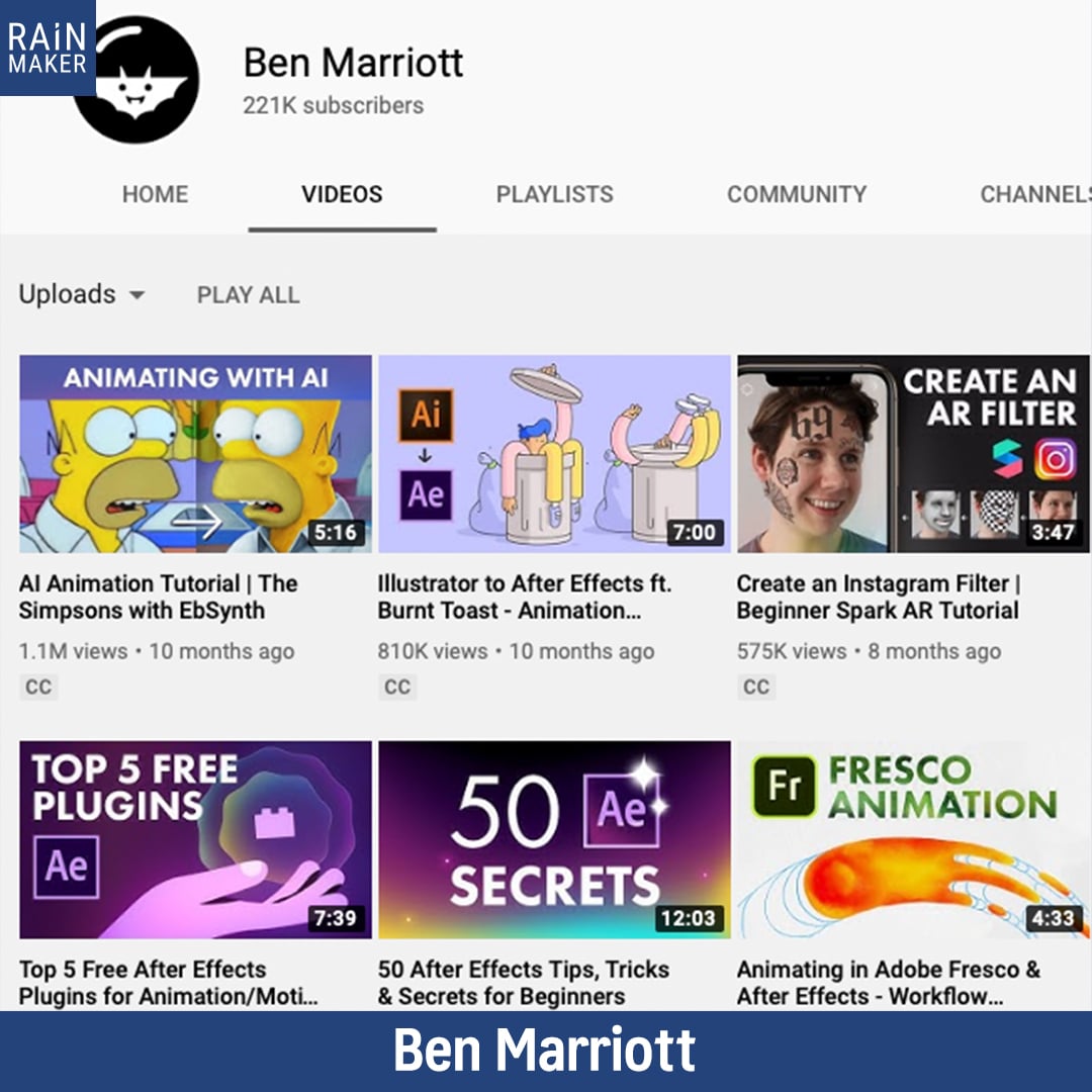 5 ช่อง Youtube สอนทำ Motion Graphic